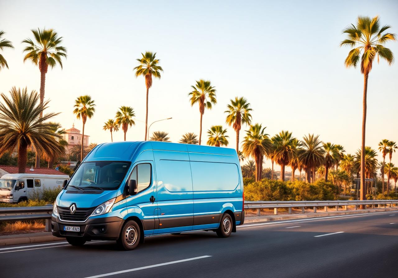 Delivery van